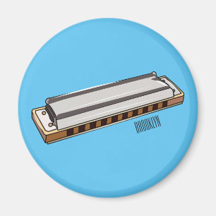 Imã Ilustração de desenho da Harmonica