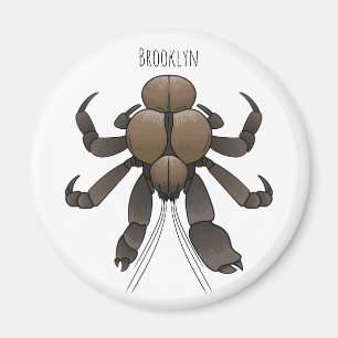 Imã Ilustração de desenho de caranguejo de coco