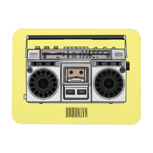 Ímã Ilustração de desenho de rádio