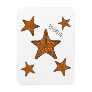 Ímã Ilustração de desenho de Starfish