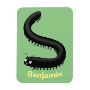 Ímã Ilustração de desenho em forma de milipede