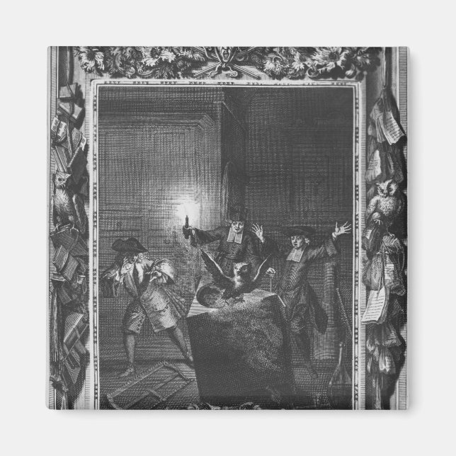 Imã Ilustração de "Le Lutrin" por Nicolas (Frente)