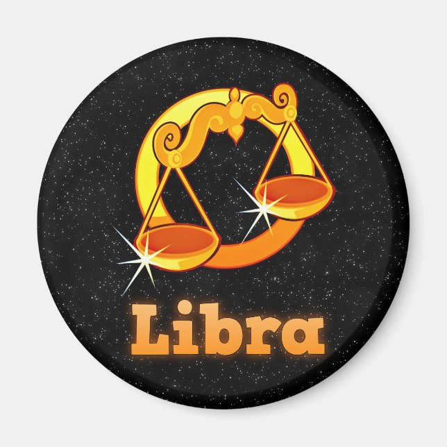 Imã Ilustração de Libra (Frente)