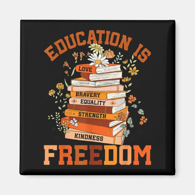 Imã Ilustração de Livros de Professores Negros Liberda (Frente)