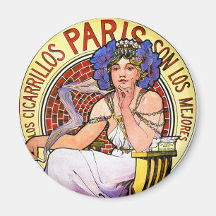 Imã Ilustração de Nouveau da arte de Mucha
