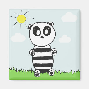 Imã Ilustração de Panda Fofo