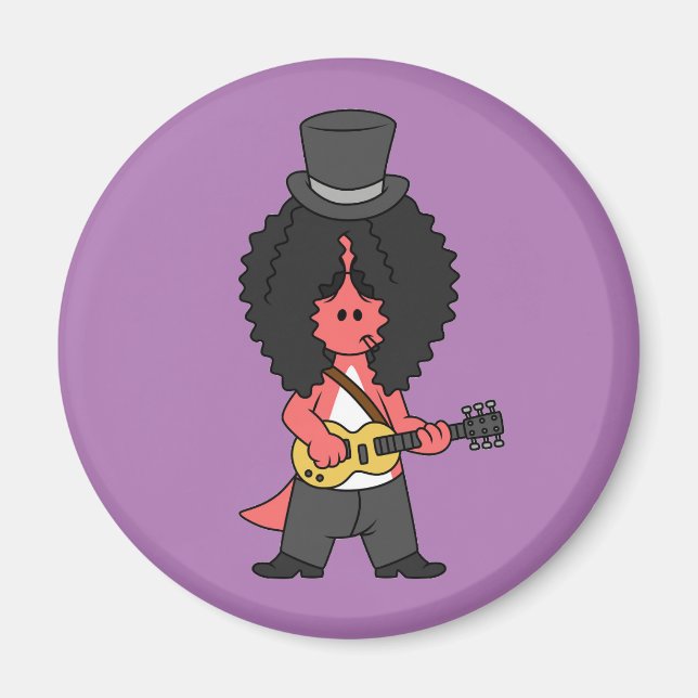 Imã Ilustração De Um Allosauro Vestido Como Estrela De (Frente)