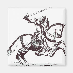 Imã Ilustração de um cavaleiro Templar