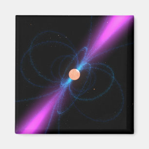 Imã Ilustração de um pulsar