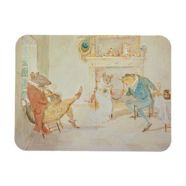 Ímã Ilustração de "Um Sapo Ele Iria Ir Embora" (Horizontal)