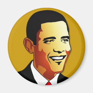 Imã Ilustração de Vetor de Barack Obama