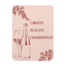 Ilustração de Vinho Engraçado Liberté Égalité Char