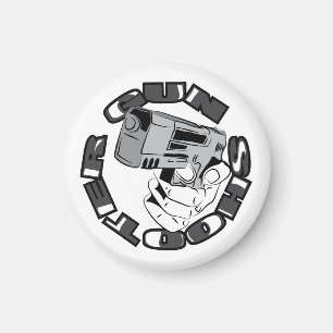 Imã Ilustração do atirador de arma