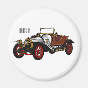 Imã Ilustração do desenho animado Classic car 1920