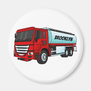 Imã Ilustração do desenho animado do transporte de c