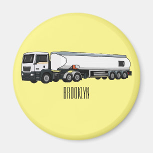 Imã Ilustração do desenho animado do transporte de cam
