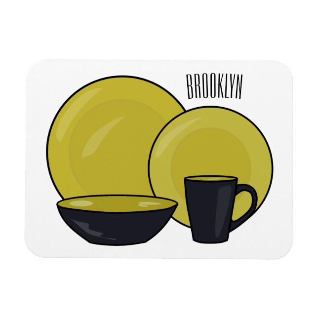 Ímã ilustração do desenho de desenho de tabela (Horizontal)