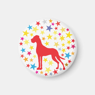 Imã Ilustração do Dogue Alemão