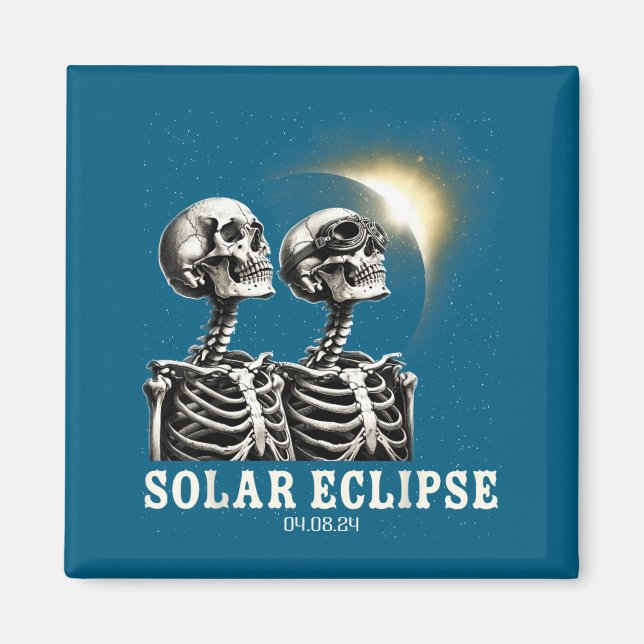Imã Ilustração do Eclipse Solar Total 04 08 (Frente)