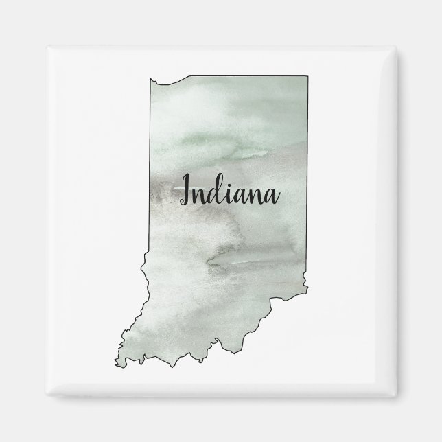Imã Ilustração do Estado de Indiana (Frente)