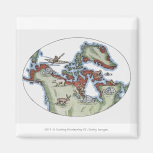 Imã Ilustração do território do Inuit