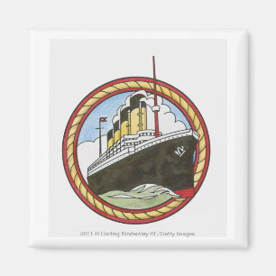 Imã Ilustração do Titanic