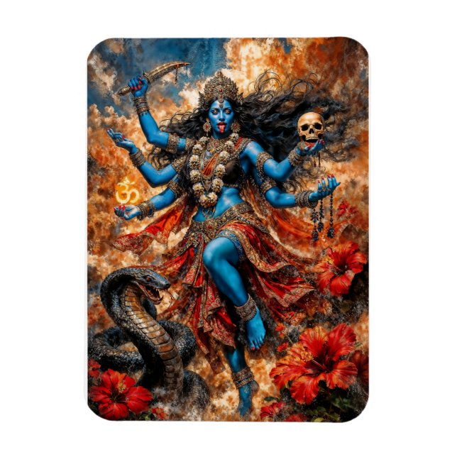 Ímã Ilustração Fantasia Kali Ma (Vertical)