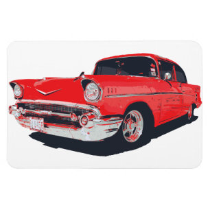 Ímã ilustração vetorial Chevy Bel Air