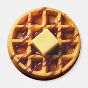 Imã Ilustração Waffle