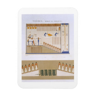 Ímã Ilustrações dos fresco do EL Molouk de Byban,