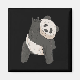 Imã Ily Panda Gestos de Mão em ASL Conscientização sob