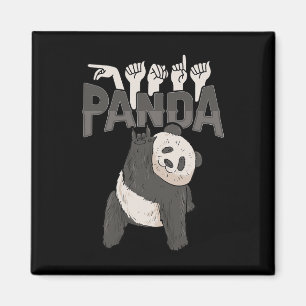 Imã Ily Panda Gestos de Mão em ASL Conscientização sob