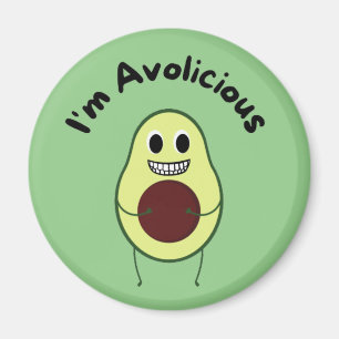 Imã I'm Avolicious - Funny Fruit Pun