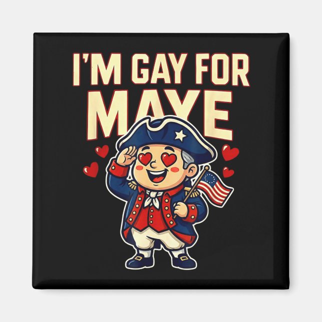 Imã I'm Gay For Maye Funny Hearts  (Frente)