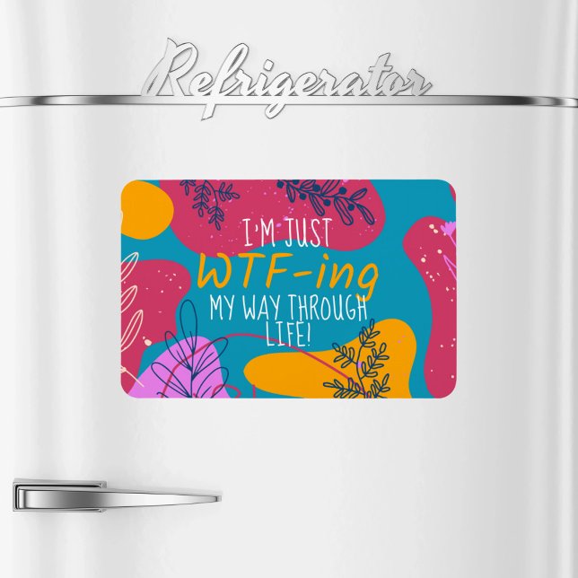 Ímã I'm Just... Flexible Photo Magnet (Criador carregado)