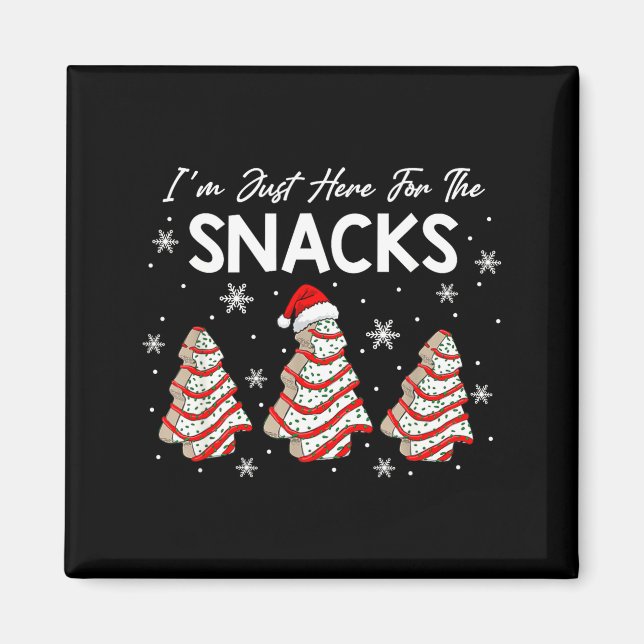 Imã I'm Just Here For The Snacks Christmas Cakes Debbi (Frente)