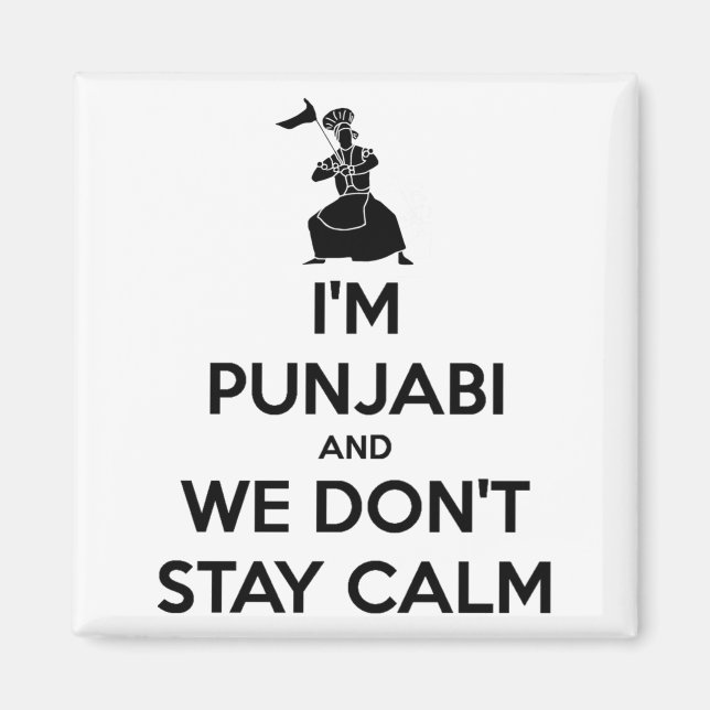 Imã Im Punjabi And We Dont Keep Calm Baby  (Frente)