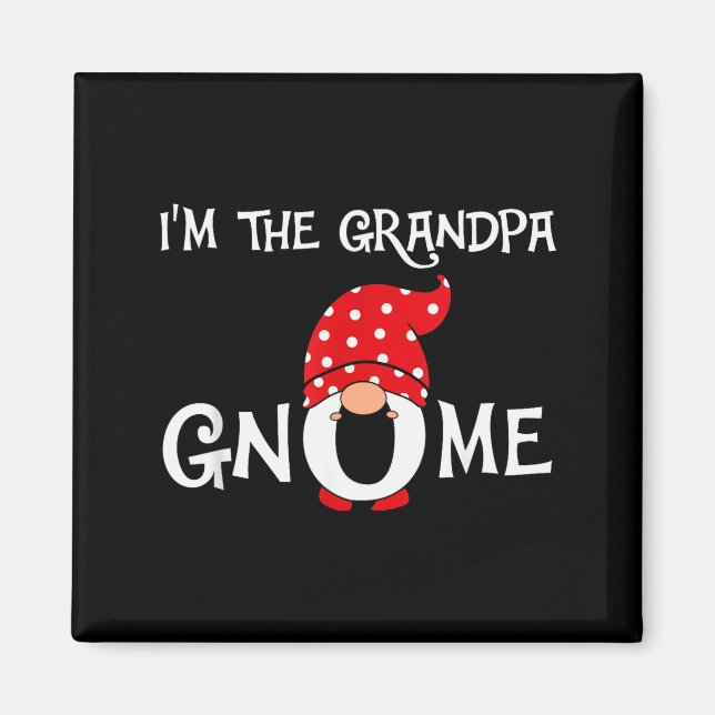 Imã I'm The Grandpa Gnome Funny Christmas Gnome  (Frente)