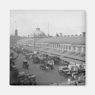 Imã Ímã 1904 de Boston do mercado de Quincy