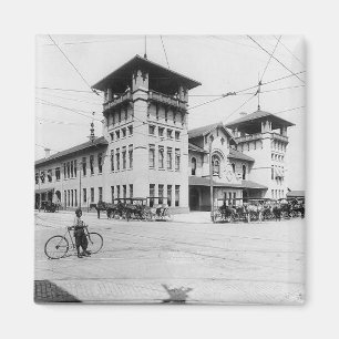 Imã Ímã 1910 do SC de Charleston da estação da uni
