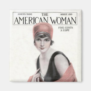 Imã Ímã 1919 americano do compartimento da mulher do