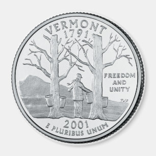 Imã Ímã 2001 do quarto do estado de Vermont