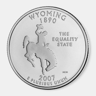 Imã Ímã 2007 do quarto do estado de Wyoming