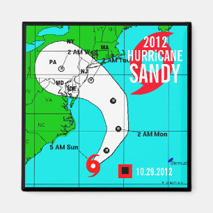 Imã Ímã 2 da trilha de Sandy do furacão