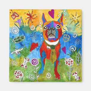 Imã Ímã 2" de Boston Terrier