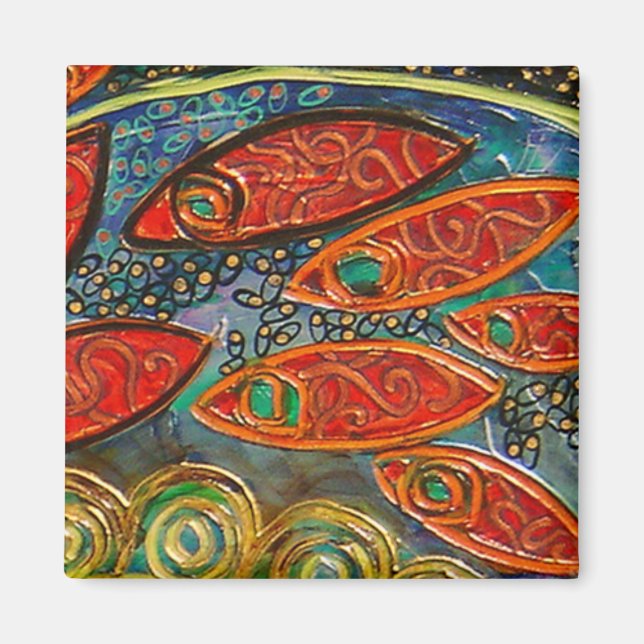 Imã ímã 3 da porta giratória (pintura) (Frente)