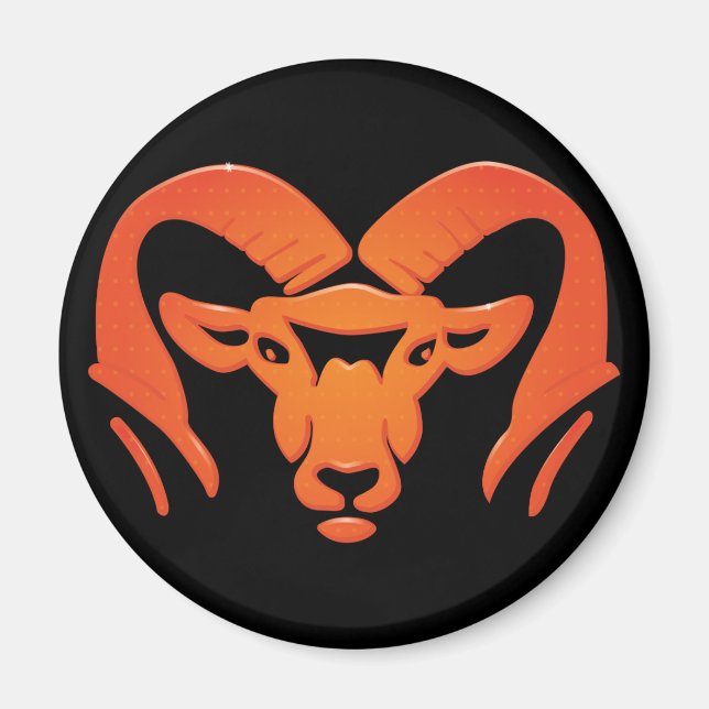 Imã Ímã #4 Rockford Rams (Frente)