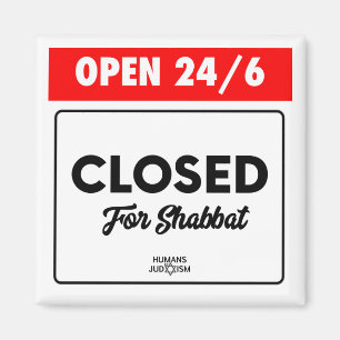 Imã Ímã: Abra 24/6 fechado para Shabbat