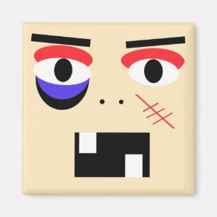 Imã Ímã abstrato do pugilista dos desenhos animados