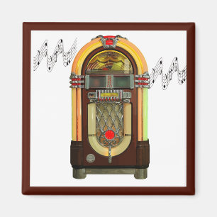Imã Ímã acima crescido do jukebox